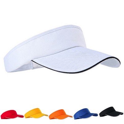 AdjustableUnisex   Plain Sun Visor Sports Golf Tennis Breathable Cap Hat  eb-08711734